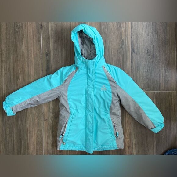 Gerry S 7/8 Kids blue and Gray 3 in 1 Winter Jacket.